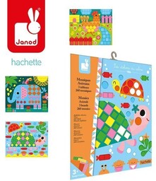 Janod, zestaw kreatywny Mozaika Zwierzęta