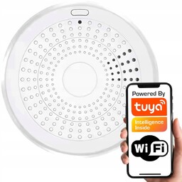 Czujnik Alarm Detektor 2w1 Dual Dymu Co Czadu