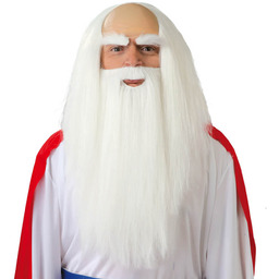 Peruka i broda Druid dla mężczyzny