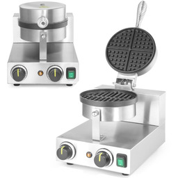 Gofrownica okrągła pojedyncza do gofrów belgijskich TEFLON śr.