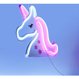 JUST LIGHT. GmbH Kinkiet LED Neon Unicorn, USB