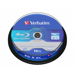 Płayty Verbatim BluRay BD-R DL - 50GB -