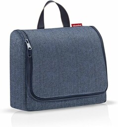 toiletbag XL Herringbone Dark Blue, Ciemny niebieski, ESTÁNDAR,