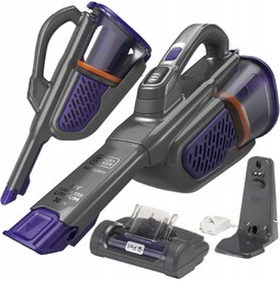 Odkurzacz bezprzewodowy Black Decker BHHV520BFP akumulatorowy srebrny/szary