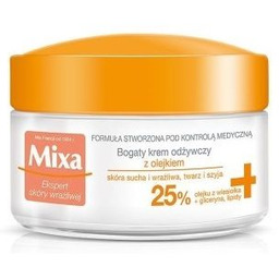 MIXA_Ekspert Skóry Wrażliwej bogaty krem odżywczy z olejkiem