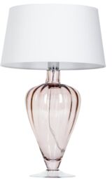 Lampa stołowa elegancka do salonu BRISTOL TRANSPARENT COPPER