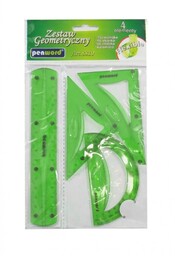 Elastyczny Zestaw geometryczny 4 elementy 15 cm 414741