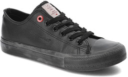 Czarne Trampki Cross Jeans Damskie Wygodne Obuwie