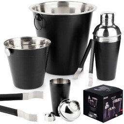 Zestaw Barowy barmański wiaderko duże na lód