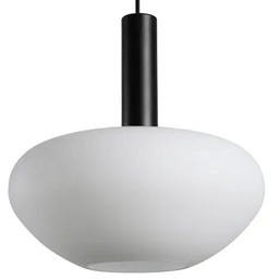 Italux Owalna lampa wisząca Gater PND-23541A-1-BK-OP do kuchni