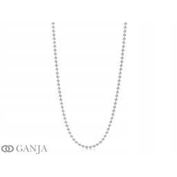 Łańcuch kulkowy srebrny 925