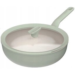 Patelnia wok z pokrywą BergHOFF Balance Sage 28