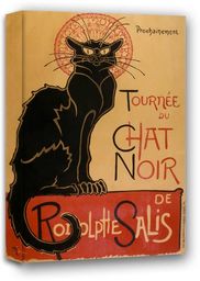 Kot buntownik Chat Noir - obraz na płótnie