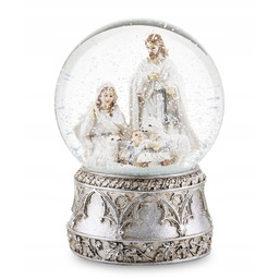 Szklana Kula Śnieżna Z Szopką Betlejemską 17CM