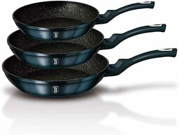 Berlinger Haus Metallic Line Aquamarine Edition zestaw patelni,