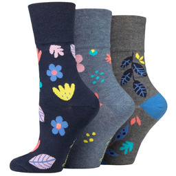 Gentle Grip Maksymalny KOMFORT Skarpety Damskie 3-pary H255