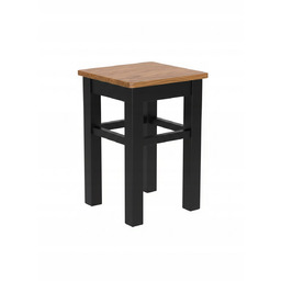 Taboret czarny plus dąb wys 45 cm Produkt