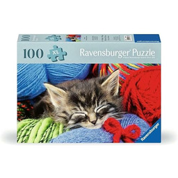 Erwachsenenpuzzle 100 XL-Teile - Wollkätzchen: Feel Well &