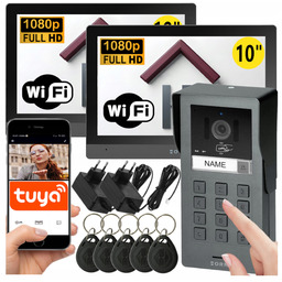 Wideodomofon Wifi Tuya 2 Dwa Monitory 10" Full