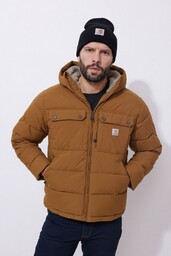 Kurtka męska puchowa Carhartt Montana B33 Oak Brown