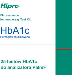 Testy HbA1C do Analizatora PalmF - 25 sztuk