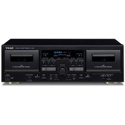 TEAC W-1200-B - podwójny odtwarzacz kasetowy