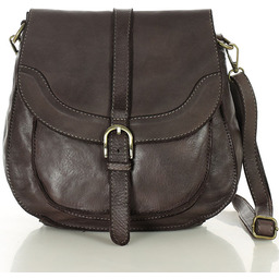 Torebka vintage retro skórzana listonoszka saddle bag -