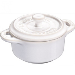 Staub Mini Cocotte Okrągły 200 Ml, Kość Słoniowa