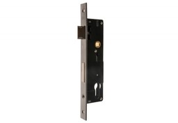 Zamek wpuszczany bębenkowy zapadkowo-zasuwkowy INOX LOB Z9235B-22 92/35