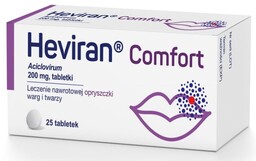 Heviran Comfort 200 mg 25 tabl.