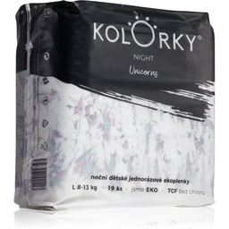 Kolorky Night Unicorn jednorazowe pieluszki EKO dla kompletnej