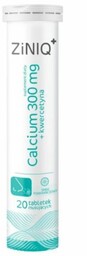 ZINIQ Calcium 300 mg + Kwercetyna, 20 tabletek