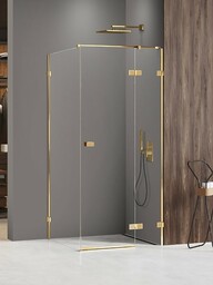 Złota kabina prysznicowa prawa 120x100 EXK-6807 Avexa Gold