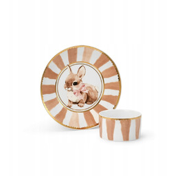 Elodie Details Zestaw obiadowy porcelanowy Bunny Darling