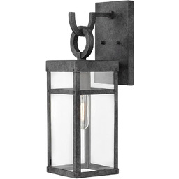 Hinkley Elstead Porter zewnętrzna latarnia ścienna ze starzonego