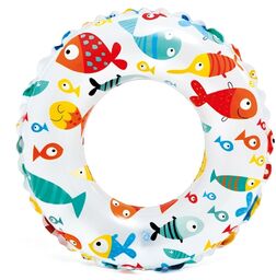 Kółko dmuchane do pływania, rybki, Intex, 61 cm