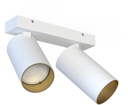 Reflektor sufitowy natynkowy MONO II WHITE GOLD szer.