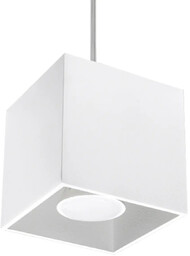 Lampa wisząca QUAD 1 biały SL.0062 - Sollux