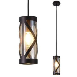 Rustykalna LAMPA wisząca OBERON 5338 Rabalux szklana OPRAWA