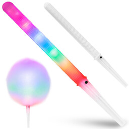 Świecące patyczki LED do waty cukrowej 7 funkcji