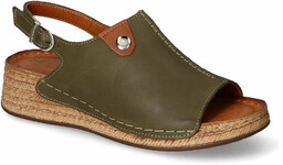 Sandały Stella 987 Oliwka-5 lico