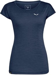 SALEWA Koszulka Puez Melange Dry W, granatowa marynarka