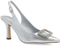 Szpilki bez pięty z ozdobą - MENBUR 25879