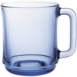 Szklanka z uchem Lys Marine 310ml niebieska zestaw