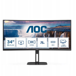 Monitor Aoc 34" CU34V5C/BK Hdmi Dp Usb-c głośniki
