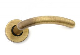 Klamka drzwiowa NINA patyna z tarczką okrągłą