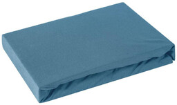Prześcieradło z Gumką Jersey D91 240x220 w.30 C.Niebieski