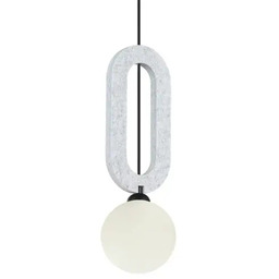 Italux Filcowa wisząca lampa Masso PND-59839-1-LGR kula nad