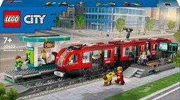Lego City Tramwaj miejski ze stacją przystanek 60423