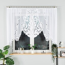 Markizeta Firana żakardowa gotowa 275x130 biała Pola